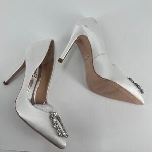 Badgley Mischka Crystal Embellished Pump Sz 5
